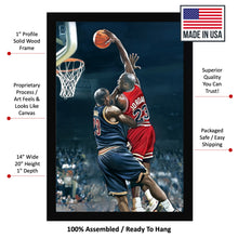 Load image into Gallery viewer, MJ Dunking on Lebron
